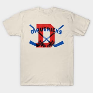 Defunct Denver Mavericks Hockey Team T-Shirt